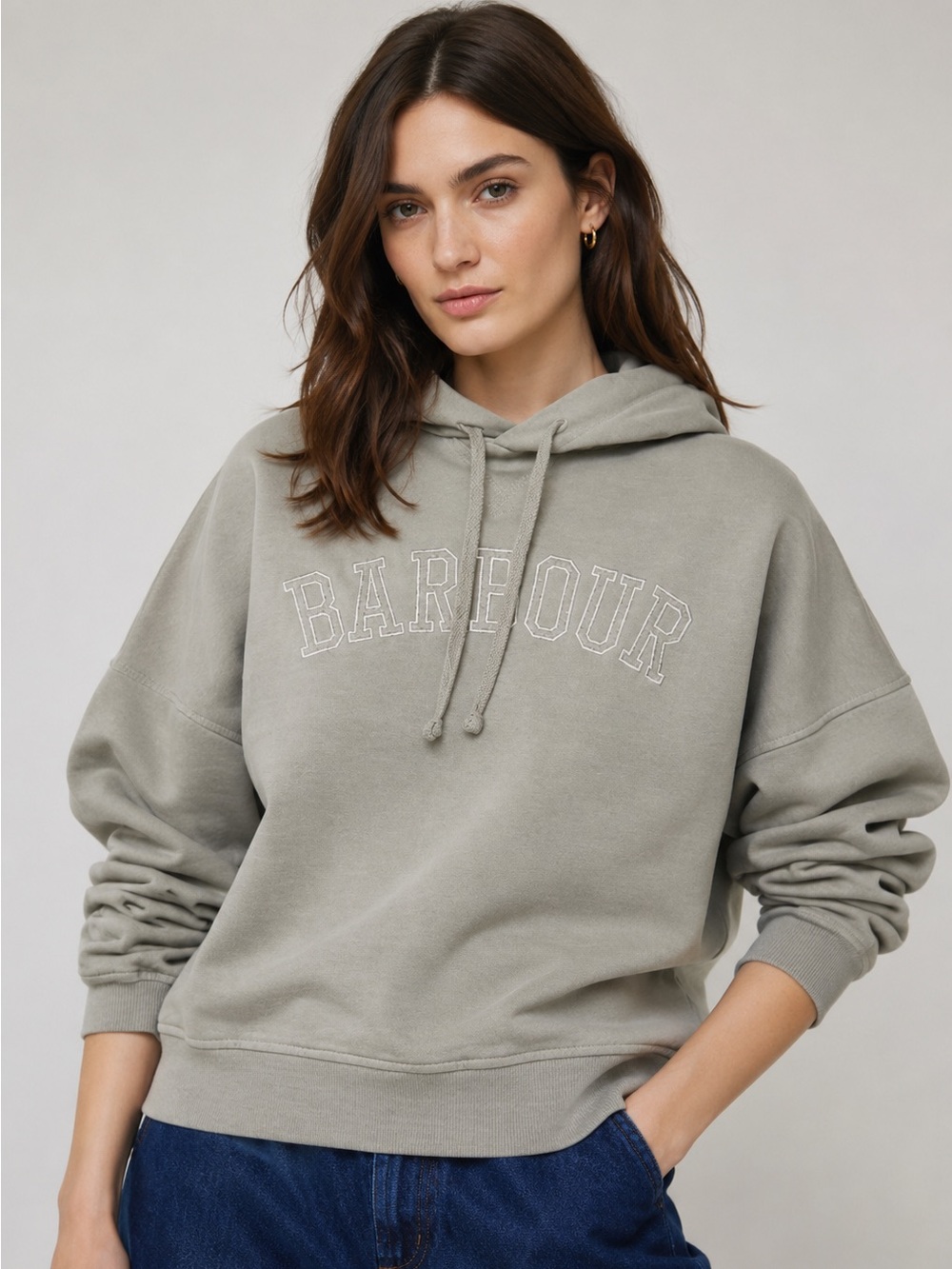 Barbour Katie Logo Hoodie